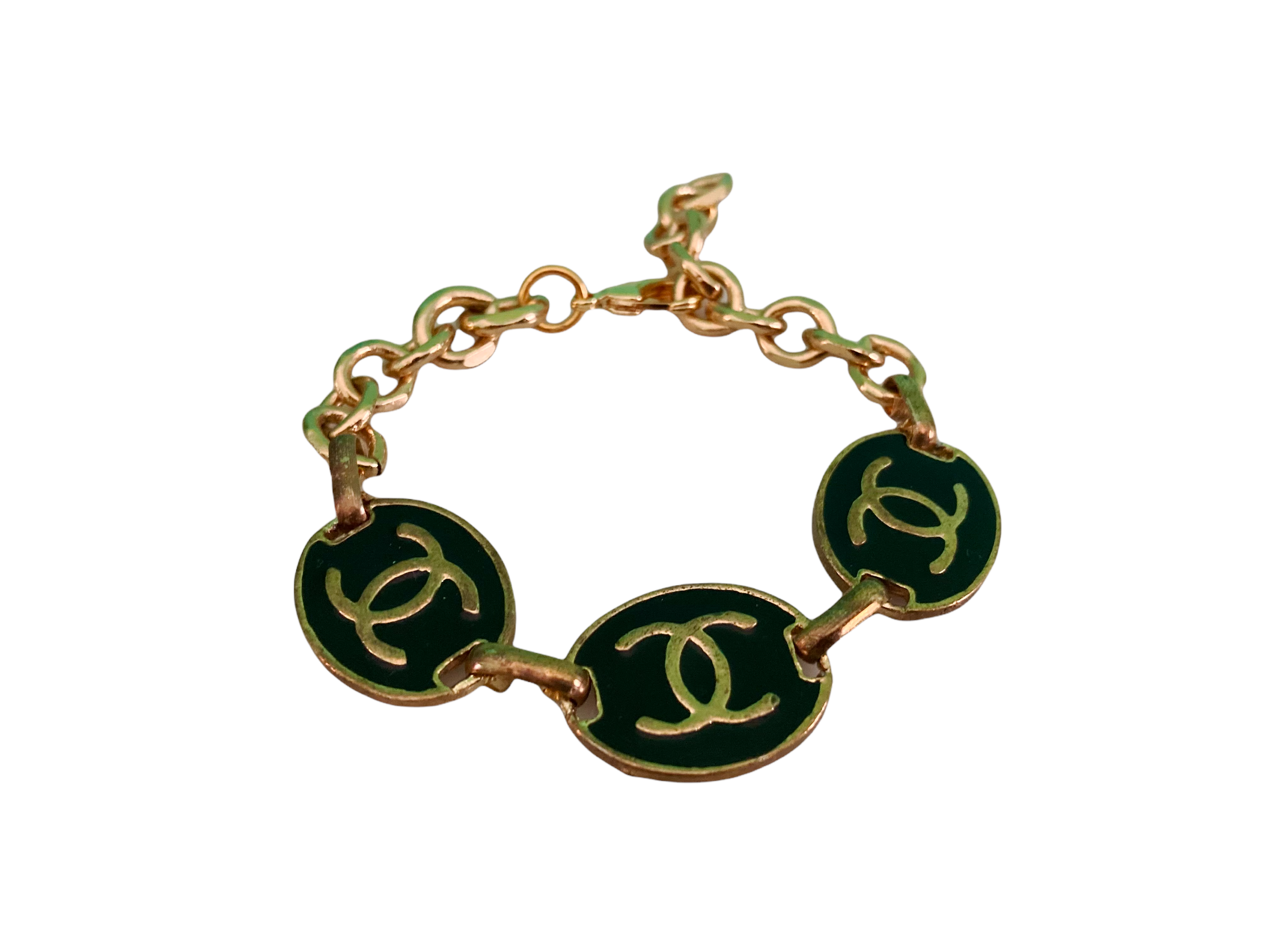 Repurposed Chanel Triple Charm Bracelet
