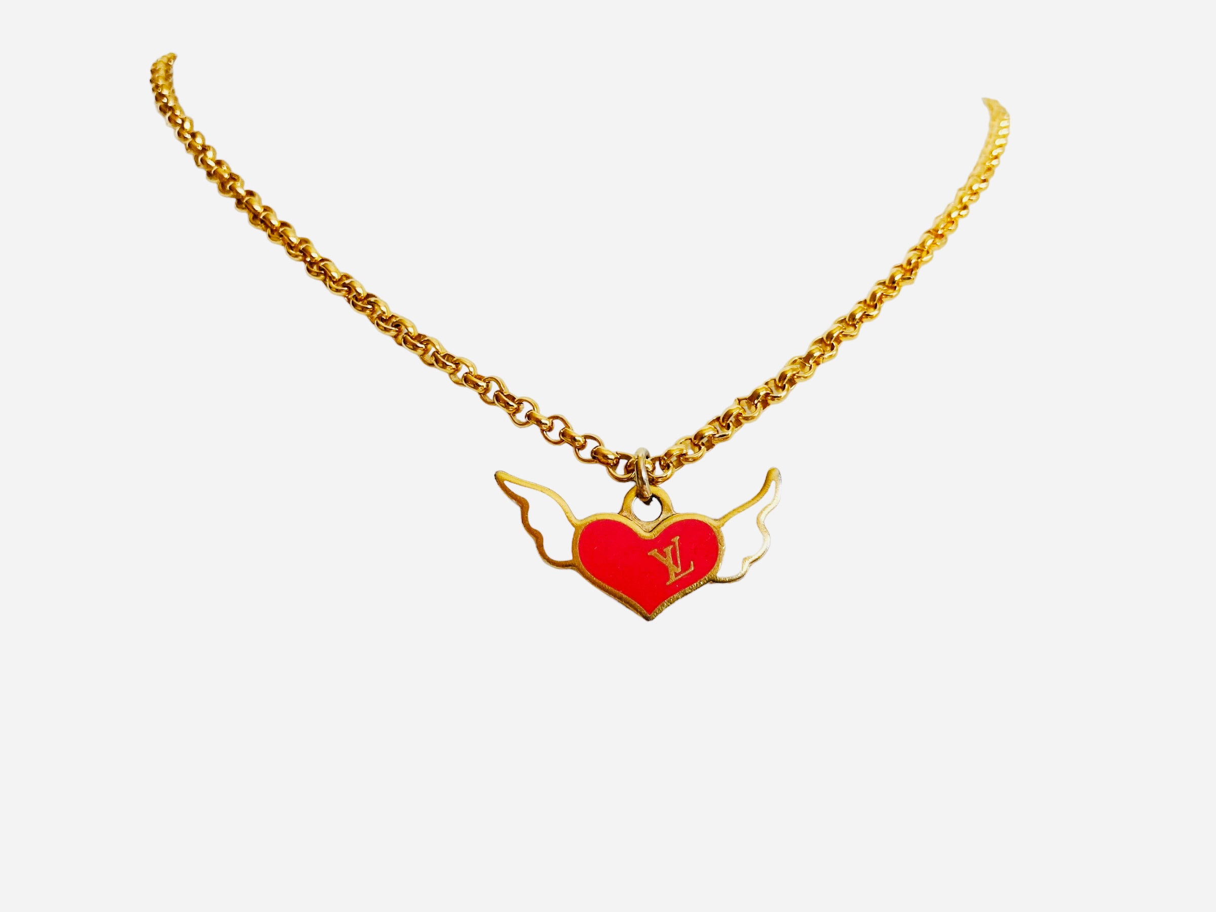 Louis Vuitton Flying Heart on Chain